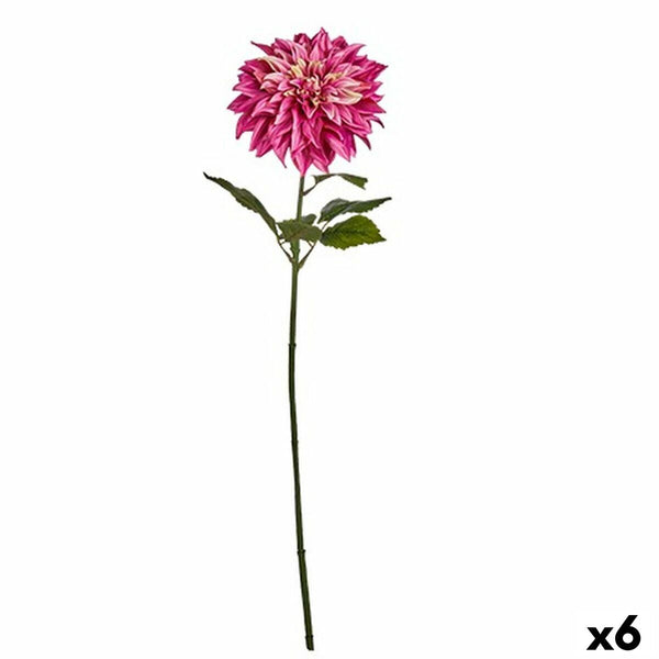 Fiore Decorativo Dalia Fucsia 16 x 74 x 16 cm (6 Unità)