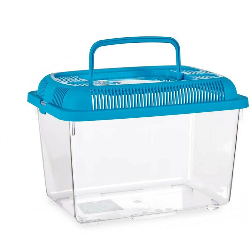 Acquario Con maniglia Medio Azzurro Plastica 3 L 17 x 16 x 24 cm (12 Unità)