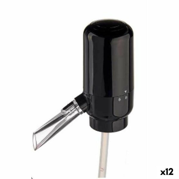 Decanter per Vino Elettrico Silicone ABS Nero 5 x 11 x 10 cm (12 Unità)