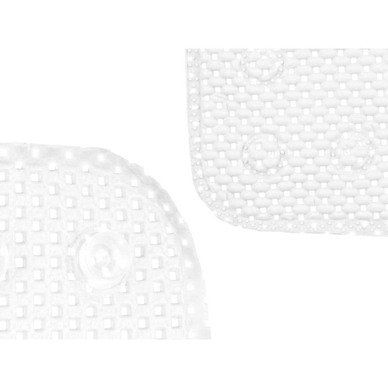 Tappetino Antiscivolo da Doccia Bianco PVC 53 x 52,5 x 1 cm (6 Unità)