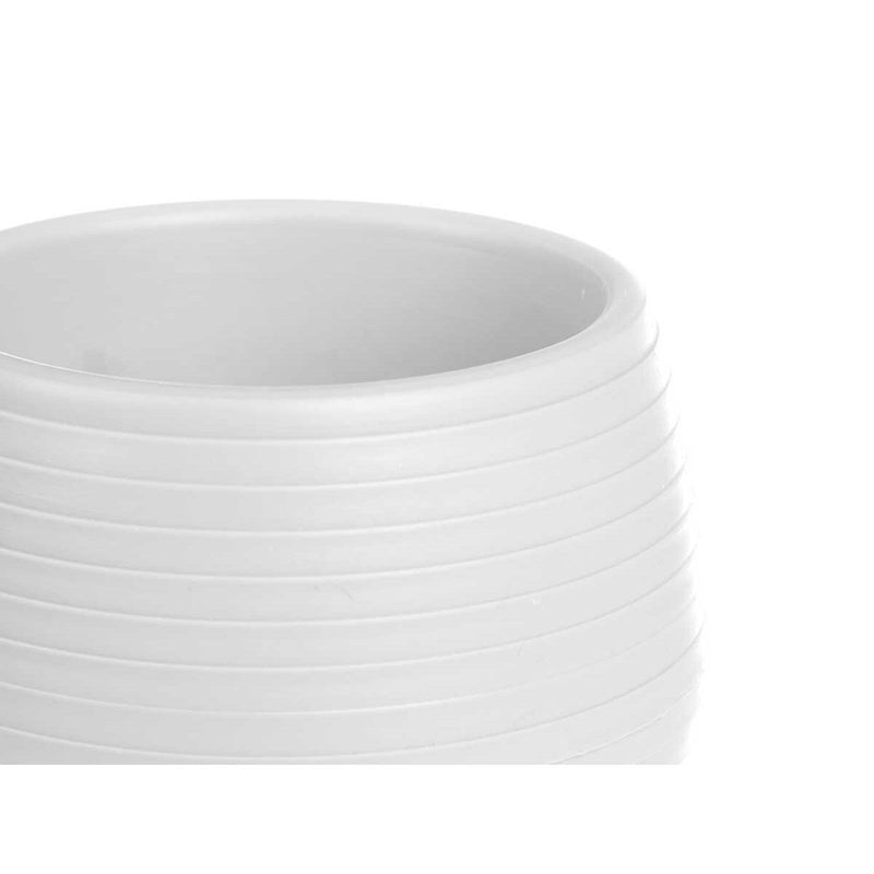 Set di Vasi Bianco Plastica 16,5 x 16,5 x 14,5 cm (4 Unità)