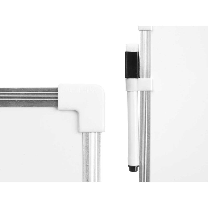 Lavagna Magnetica con Pennarello Bianco Alluminio 30 x 40 cm (12 Unità)