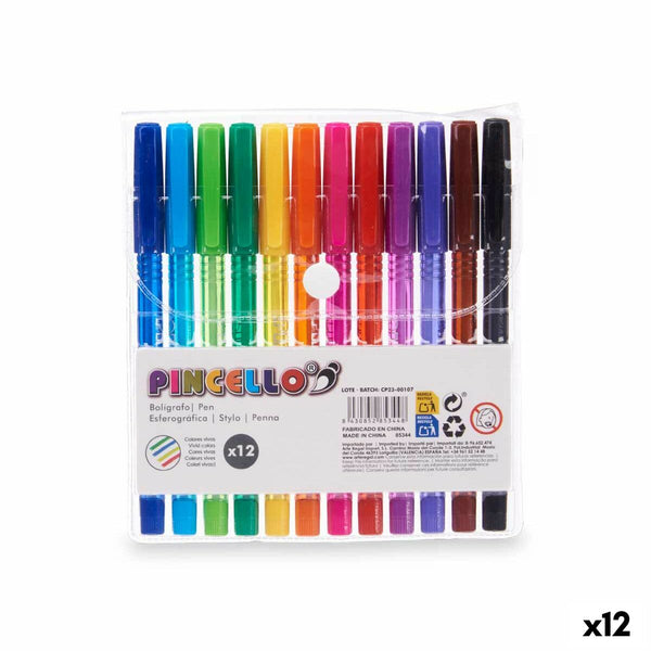 Set di Penne Multicolore (12 Unità)