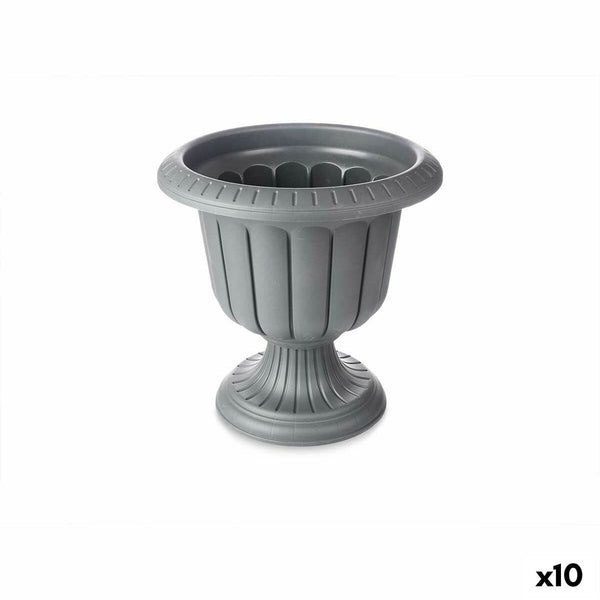 Vaso Calice Antracite Plastica 35 x 34,7 x 35 cm (10 Unità)