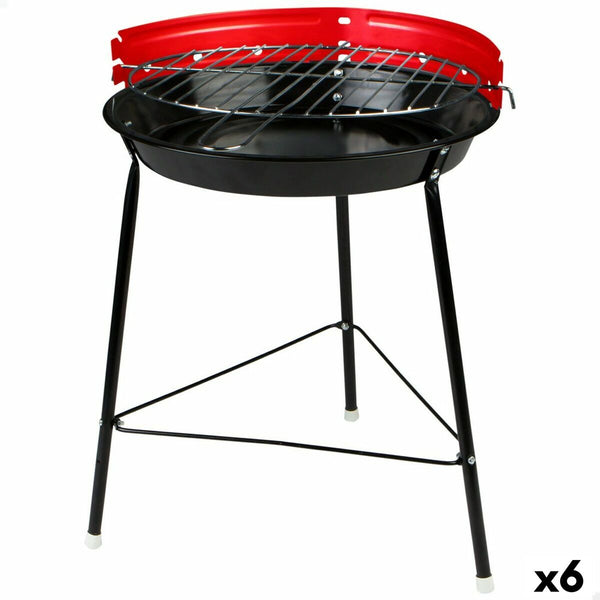 Barbecue Portatile Aktive Rosso 37 x 44 x 33 cm Plastica Ferro