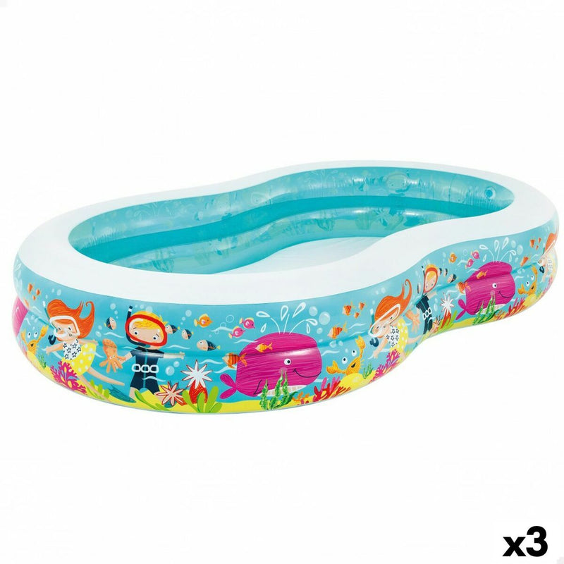 Piscina Gonfiabile Intex Paradise 262 x 46 x 160 cm 700 L (3 Unità)