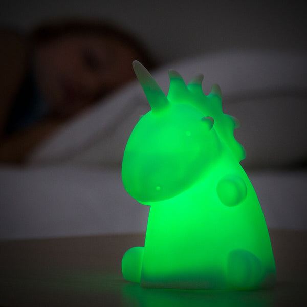 Lampada Unicorno per Bambini a luce LED Multicolore anti-scotatture InnovaGoods