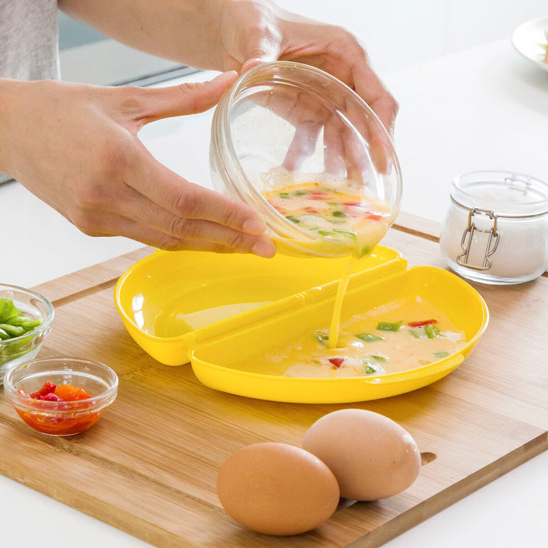 Contenitore per Cuocere Frittate o Uova in Camicia al Microonde InnovaGoods
