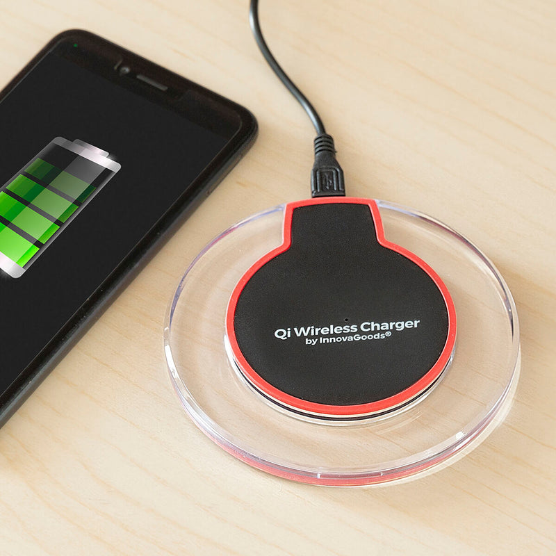 Caricabatterie Senza Fili Smartphone Qi InnovaGoods