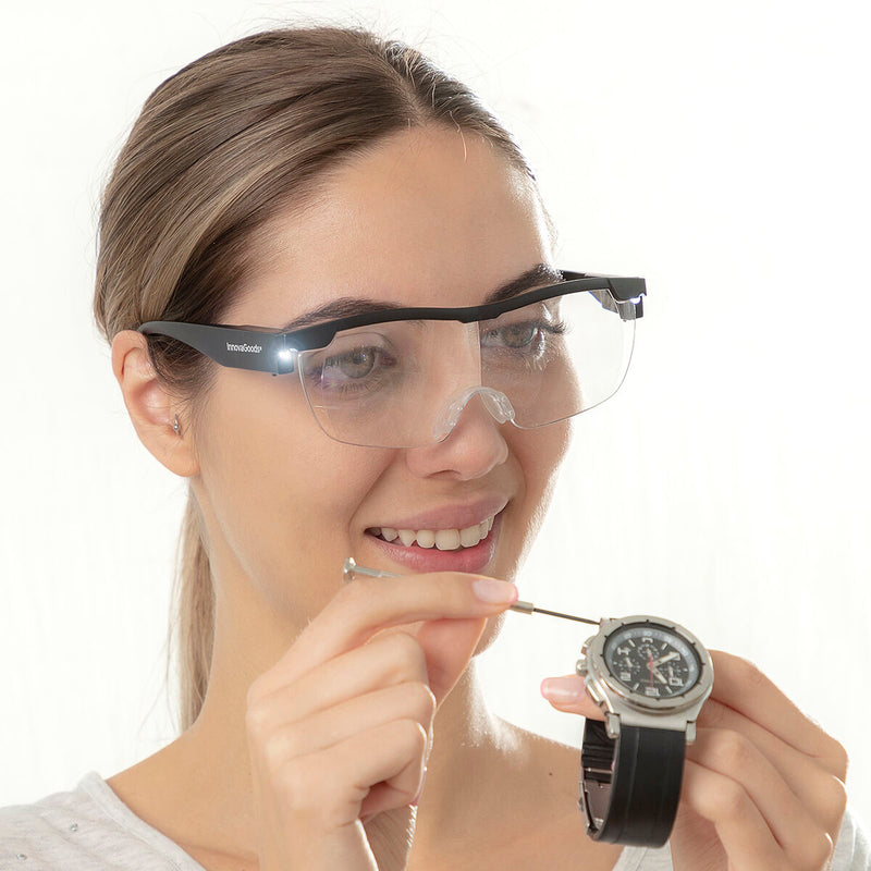 Occhiali d'Ingrandimento con LED Glassoint InnovaGoods – Goestro