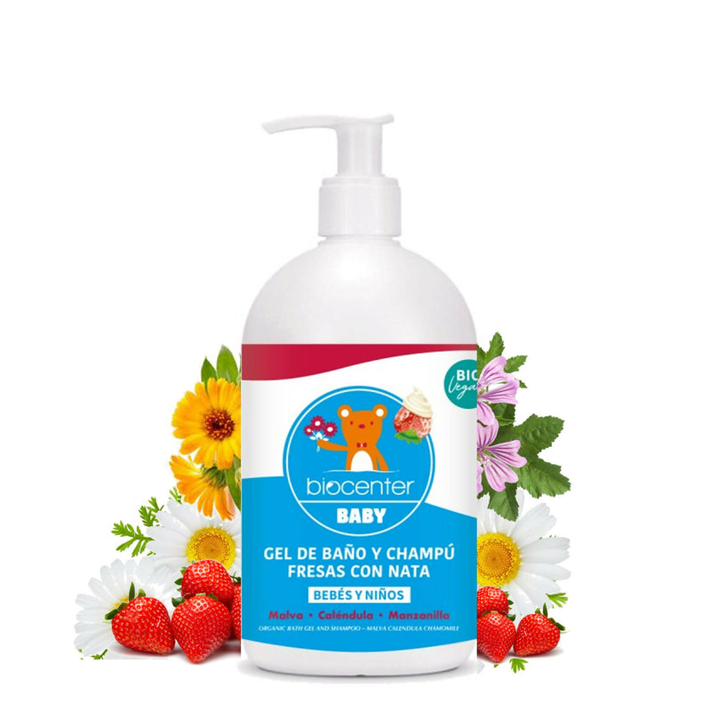 500 ml Gel Bagno E Shampoo Per Bambini Vegano Linea Baby BioCenter