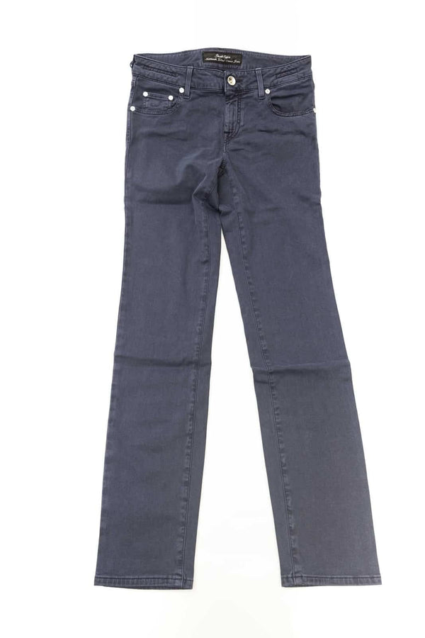 Jeans Donna Jacob Cohen Blu Scuro Semi-Elasticizzati Made in Italy