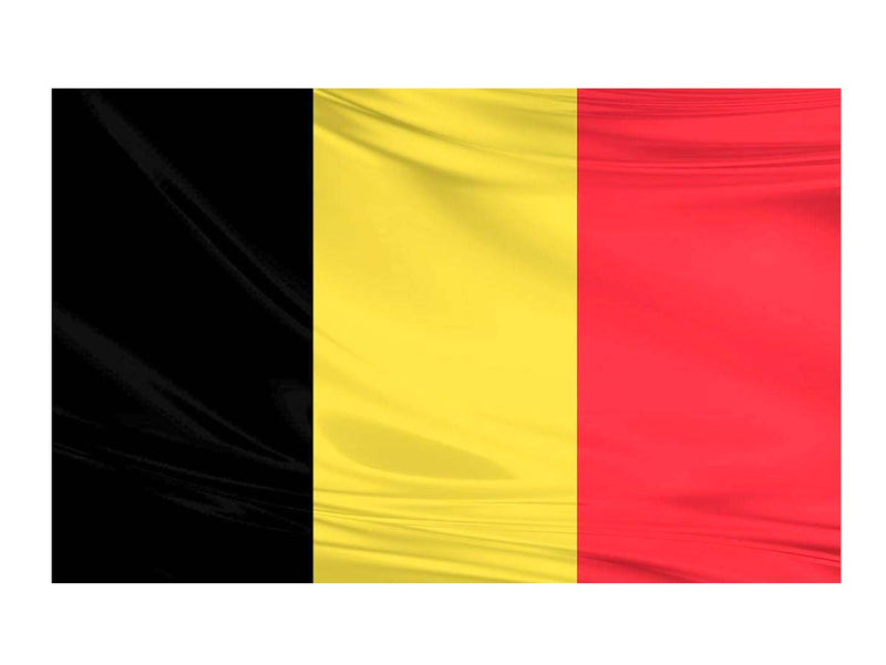 Bandiera Belgio 145X90cm In Tessuto Poliestere Con Passante Per L'Asta