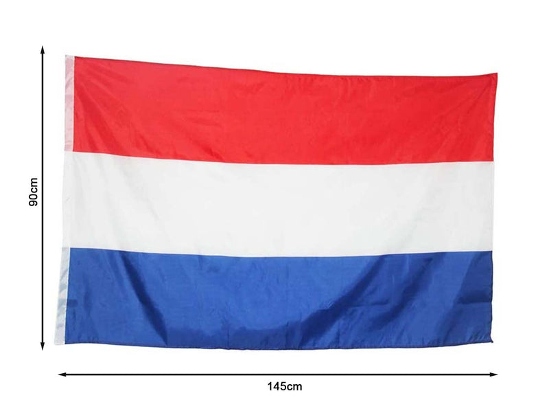 Bandiera Olandese Olanda 145X90cm In Tessuto Poliestere Con Passante Per L'Asta