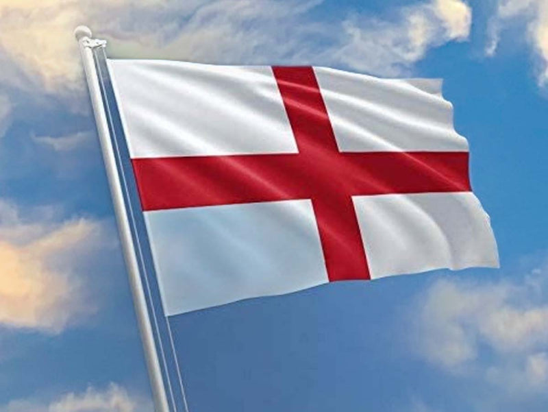 Bandiera Inglese Inghilterra UK GB 145X90cm In Tessuto Poliestere Con Passante Per L'Asta