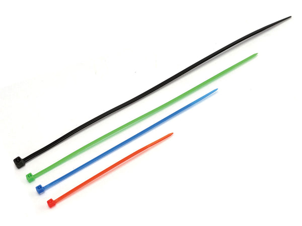 100 Fascette Plastica Colorati Fascette Elettricista Misure 100mm 150mm 200mm 250mm