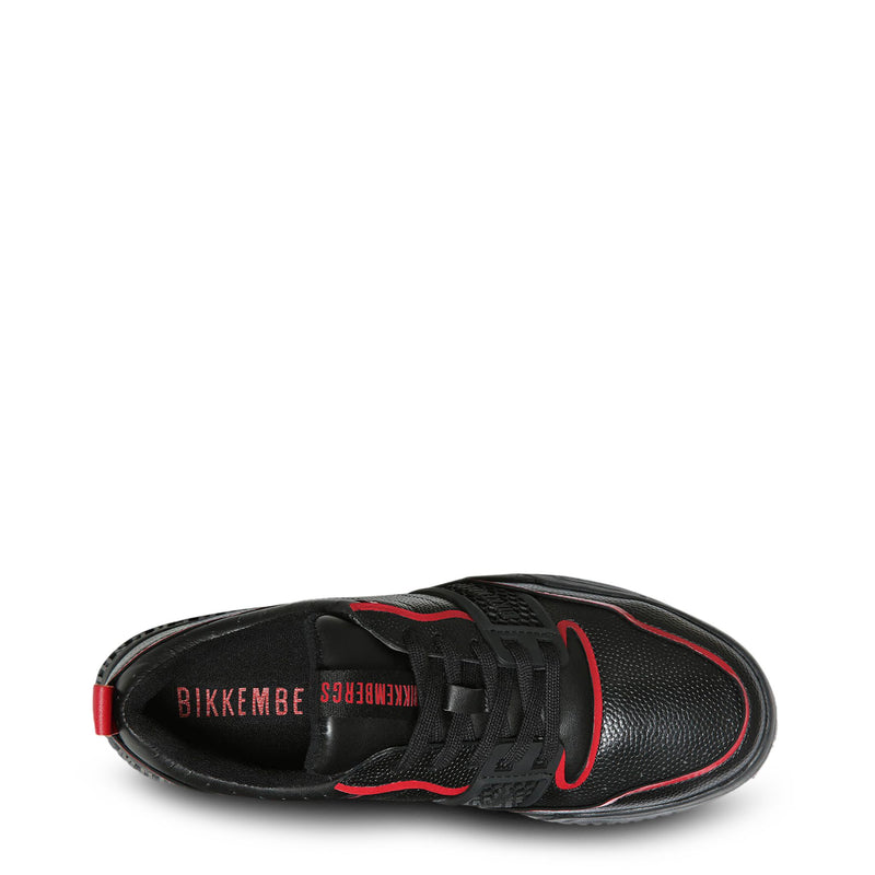 Scarpe Sneakers Sportive da Uomo Nere e rosse Bikkembergs