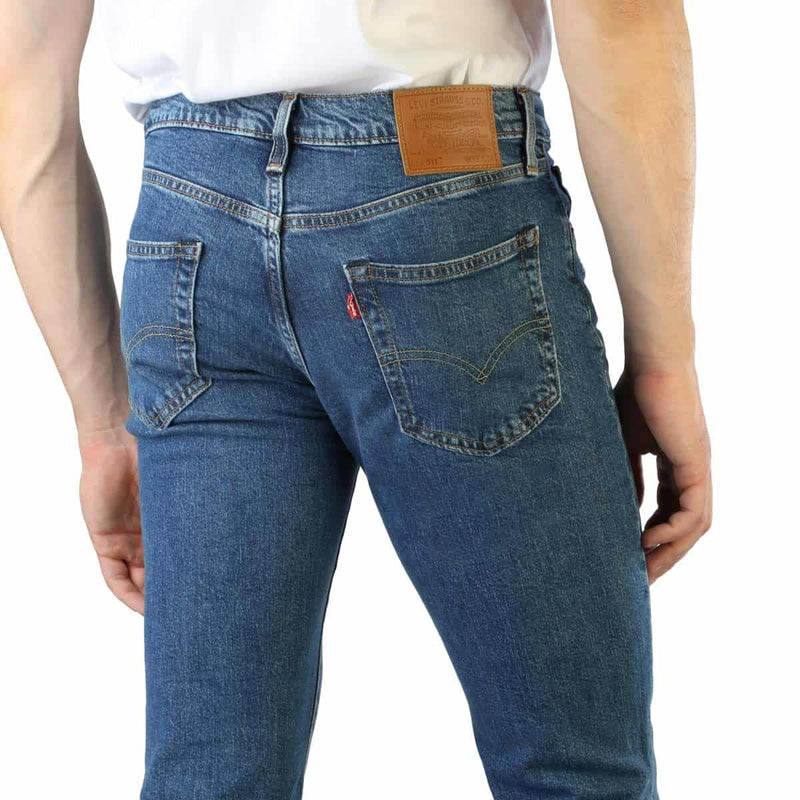 Levis 511 Slim Uomo Original Jeans Classici Blu Scuro Aderenti