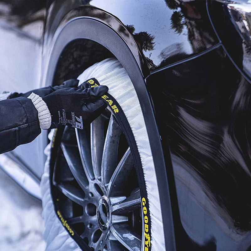 Calze da Neve Goodyear Ultra Grip Catene Tessili per Pneumatici Auto Silenziose e Facili da Montare - Taglia  XL