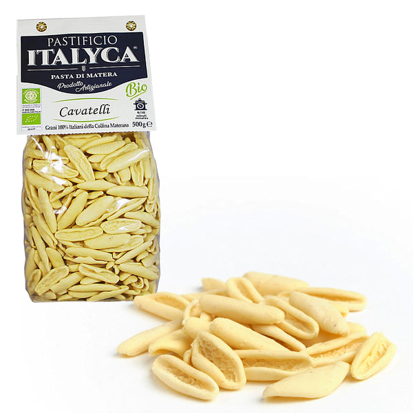Cavatelli di Matera con Grano 100% Italiano - Pasta Artigianale Biologica Certificata a Lenta Essiccazione - 500 g
