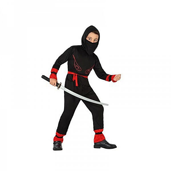 Costume di Carnevale o Halloween per Bambino Vestito da Ninja Taglie dai 3 ai 12 anni