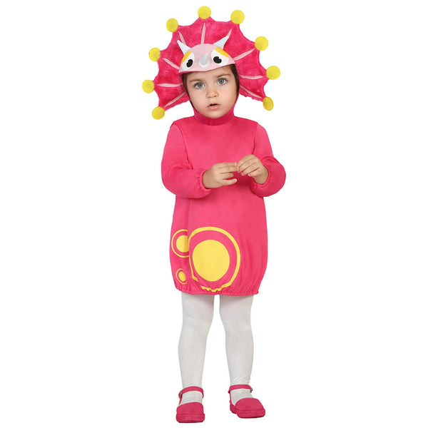 Costume di Carnevale per Bambine Prima Infanzia da Draghetto Rosa
