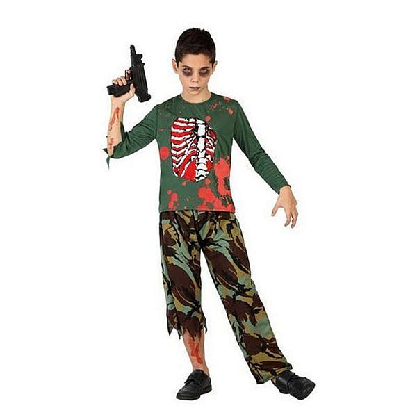 Costume di Halloween per Bambino da Soldato Zombie Scarnificato