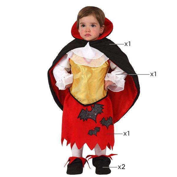 Costume di Halloween per Bimba Neonata 0-24 mesi da Vampira