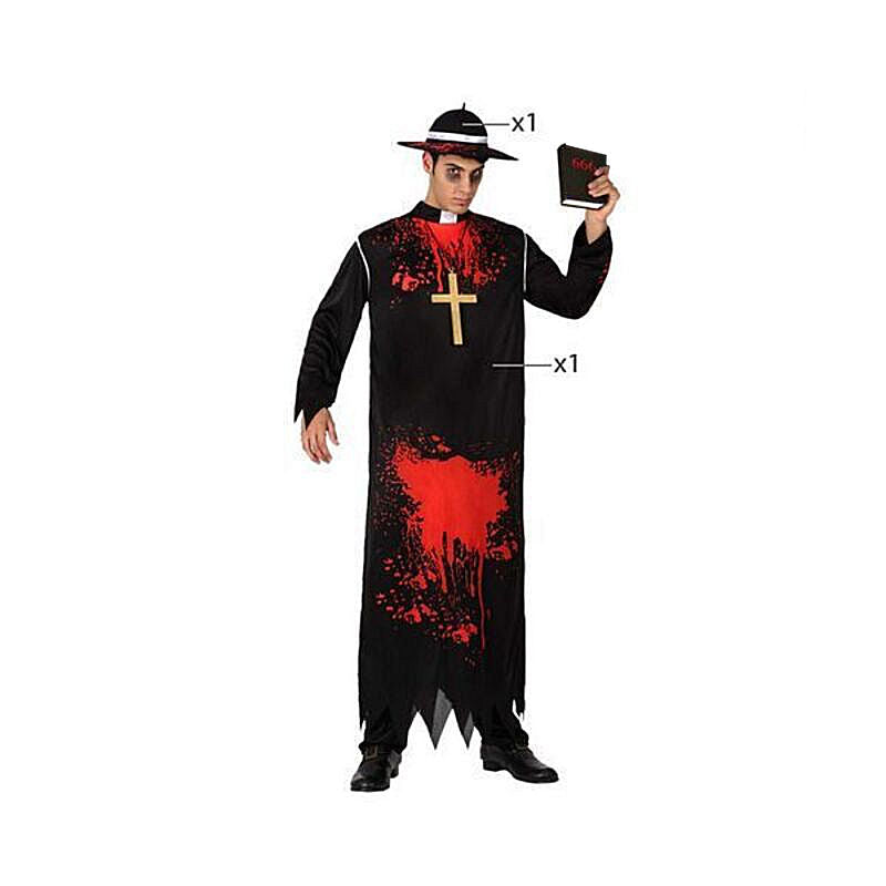 Costume di Halloween per Uomo Adulto da Prete sanguinario
