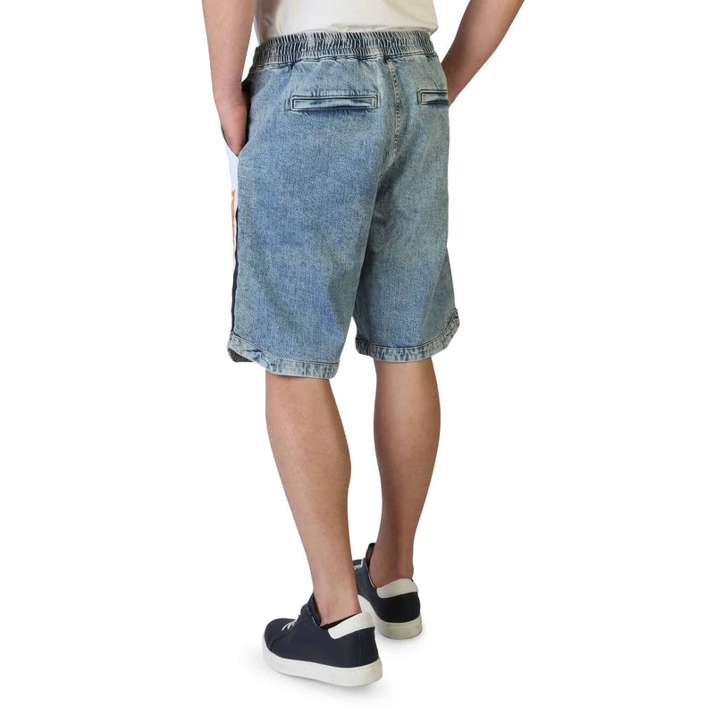 Pantaloncini Corti da Uomo Tommy Hilfiger Bermuda Jeans Elastico in Vita