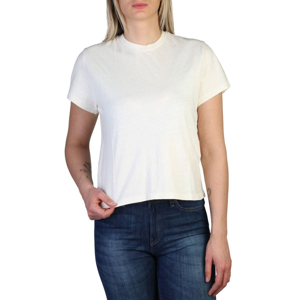 t-shirt bianca da donna Levis 100 % cotone - maglietta a maniche corte
