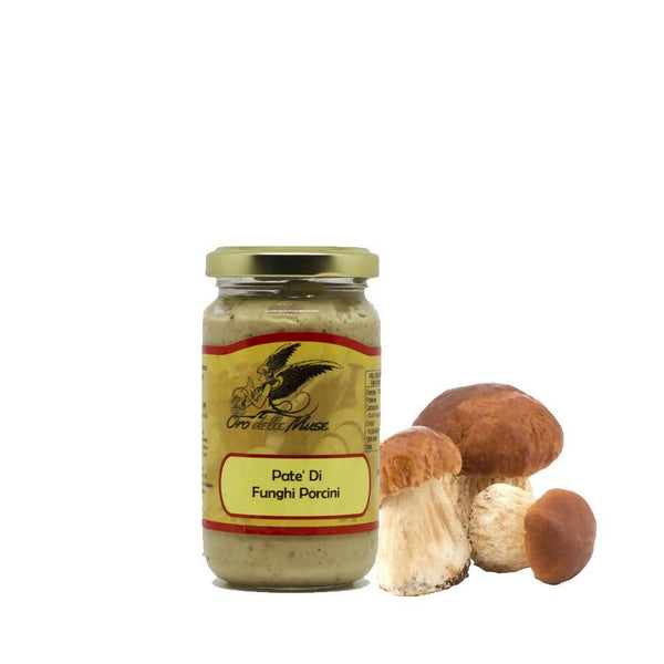 Patè di funghi porcini in olio di oliva Calabrese gr 190 Oro delle muse