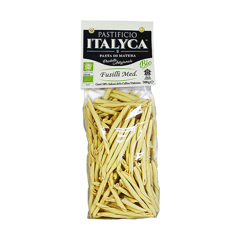 Fusilli Mediterranei Artigianali di Matera - Pasta Biologica Certificata 100% Italiana