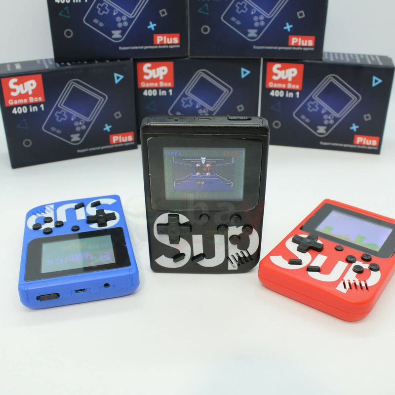 Console SUP Videogioco a Colori Portatile 400 Giochi 8 Bit TV Retro Game Boy