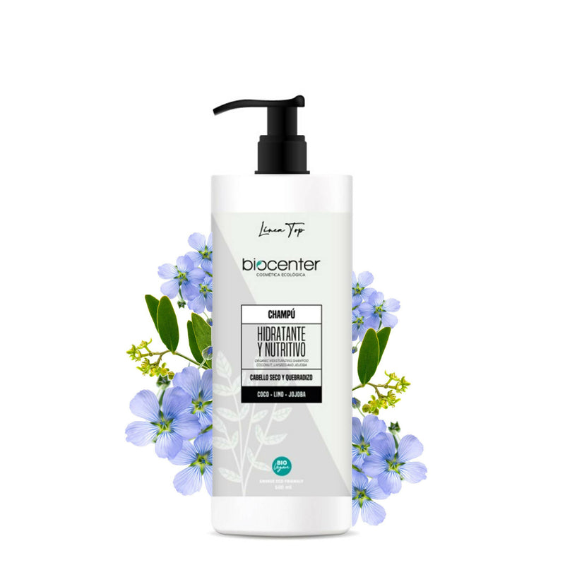 500 ml Shampoo Idratante E Nutritivo Vegano Linea Top BioCenter