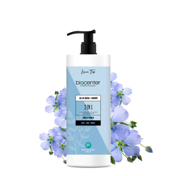 500 ml Gel Doccia Shampoo 2 In 1 Vegano Linea Top BioCenter