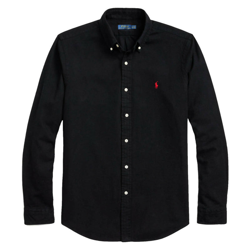 Camicia Ralph Lauren Uomo Slim Fit Colletto Button-down Logo Ricamato Camice Moda Per Lui