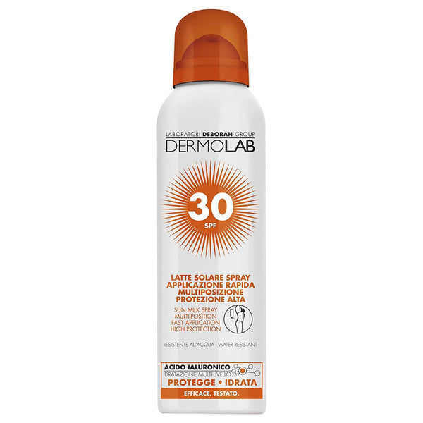 Latte Solare Spray Deborah Dermolab Protezione Media SPF 30