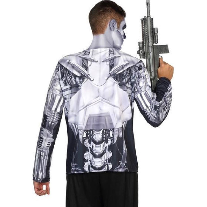 Maglia per Costume di Carnevale Uomo da Cyborg - Taglia M-L