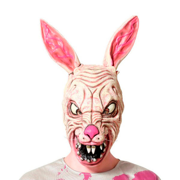 Maschera in Gomma di Halloween per Adulti e Ragazzi da Coniglio Horror