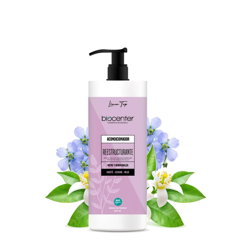 500 ml Balsamo Capelli Ristrutturante E Lenitivo Vegano Linea Top BioCenter