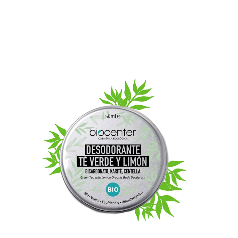 50 ml Deodorante Solido Vegano Tè Verde E Limone BioCenter