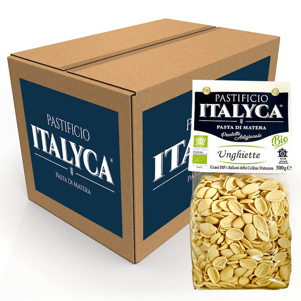Confezione da 15 Pacchi di Pasta di Matera Artigianale - Unghiette Lucane di Grano Italiano 100% Biologica