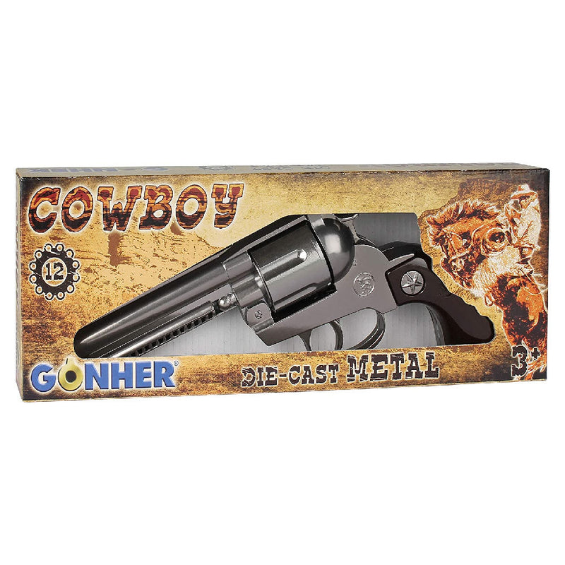 Pistola Giocattolo da Cowboy in Metallo Caricabile con mini-petardi a scoppio