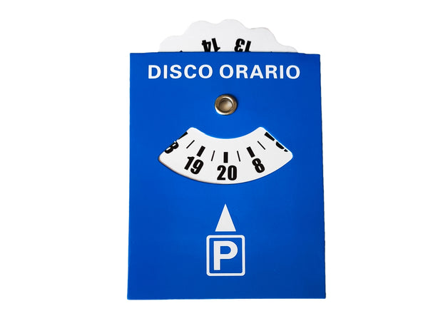 Disco Orario In Plastica Adesivo Per Parcheggio Disco Di Tempo Tipo Europa
