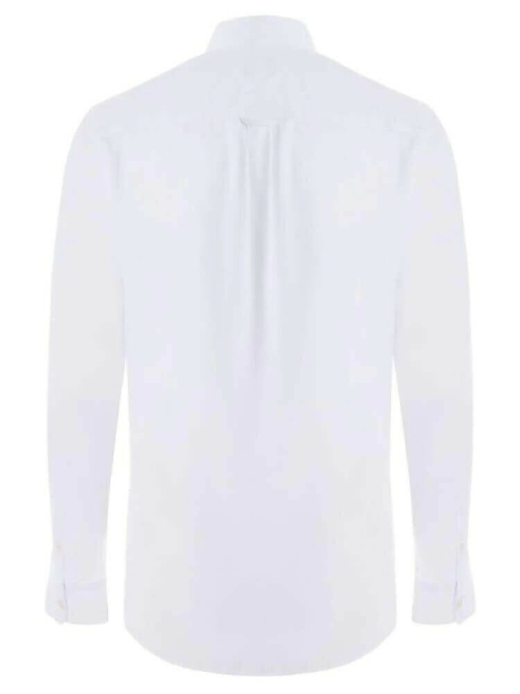Fred Perry Camicia Uomo 100% Cotone Slim Fit Logo Ricamato Camicia Con Tasca Laterale