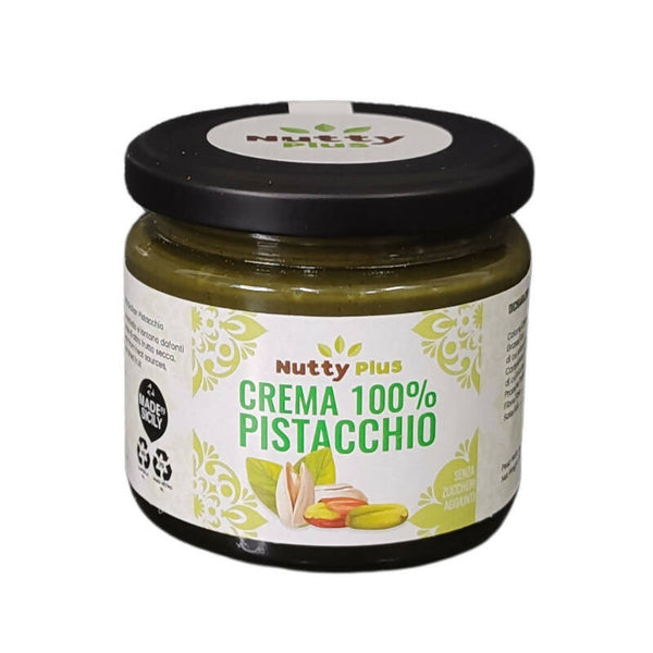 Crema Spalmabile 100 % Pistacchio Macinato Siciliano 190 gr - Lavorazione Artigianale