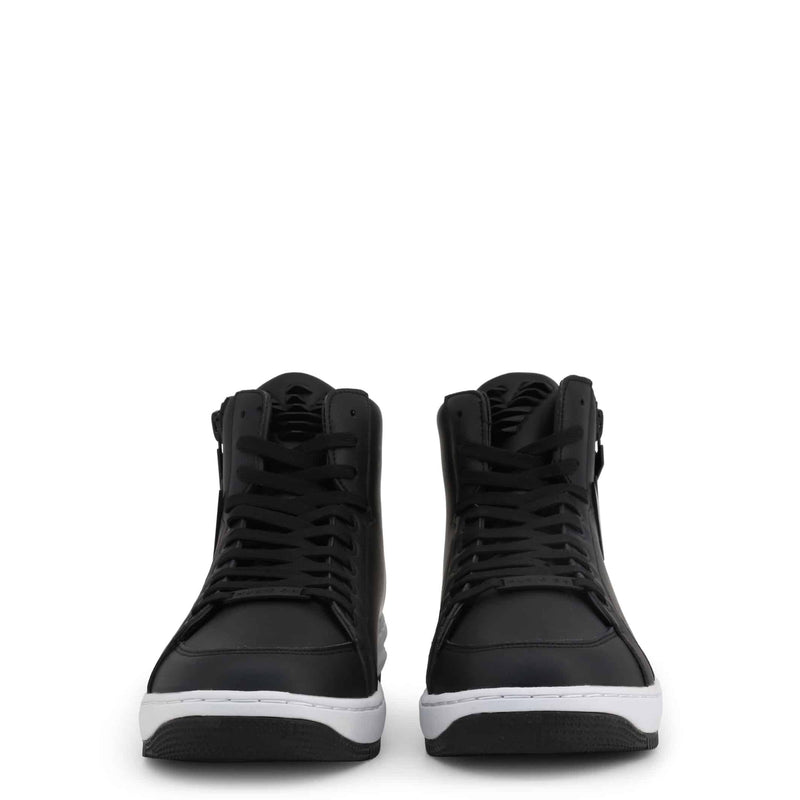Scarpe Sneakers Alte Unisex Emporio Armani EA7 Nere