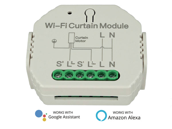 Modulo Switch Tapparelle Tende Persiane Interruttore WiFi 220V 2A Compatibile Con Alexa Google Home