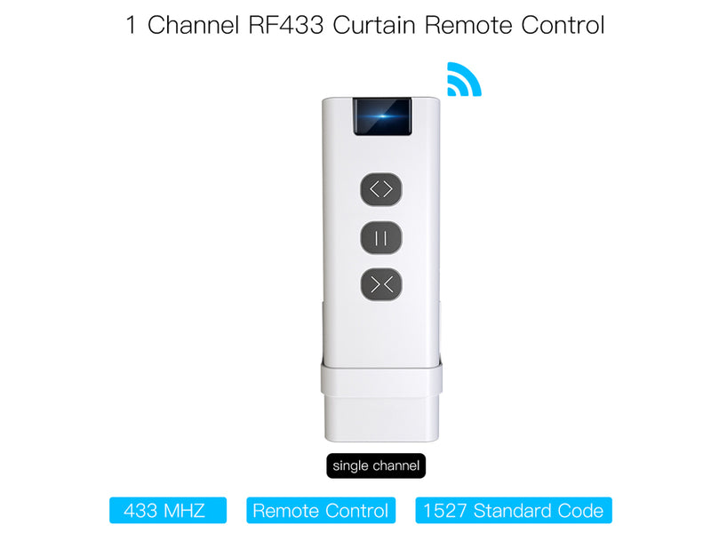 Telecomando RF 433MHz Mono Canale Con 3 Tasti Porta Telecomando Incluso Per Tapparelle Elettriche